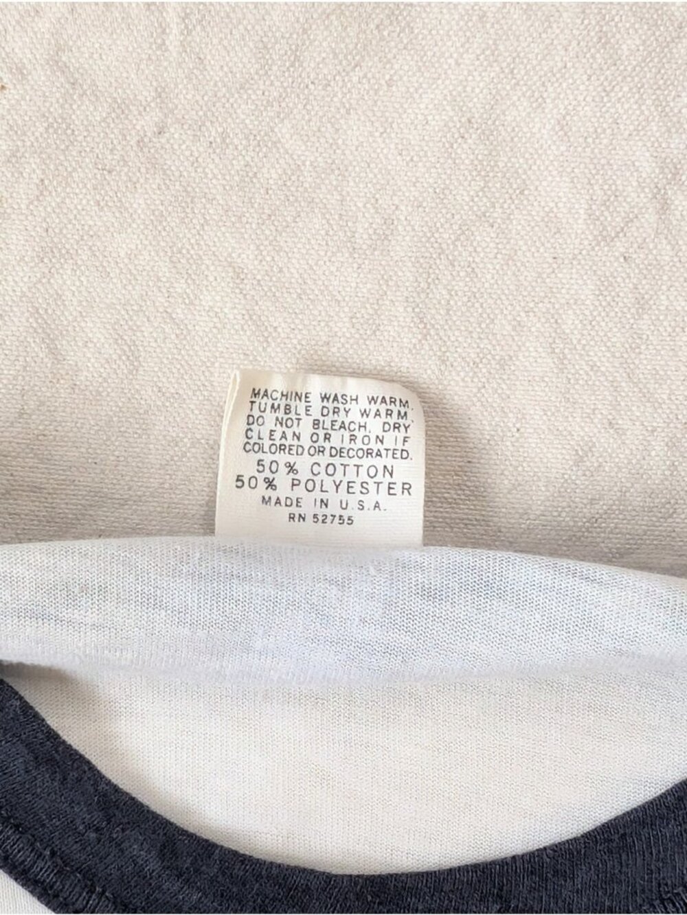 Vintage 70s Paper Thin Ringer Tee Dragon Basketball Graphic Downerwear USA LG - Picture 7 of 12